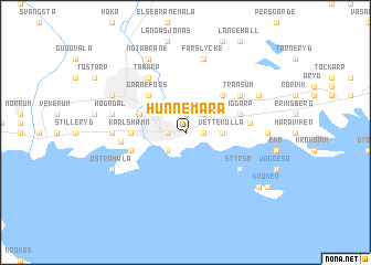 map of Hunnemara