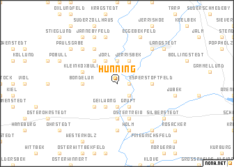map of Hünning