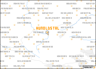 map of Hunoldstal