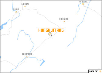 map of Hunshuitang