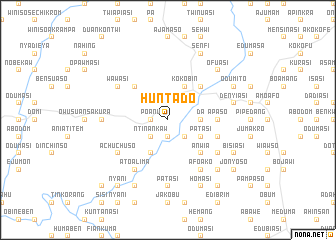 map of Huntado