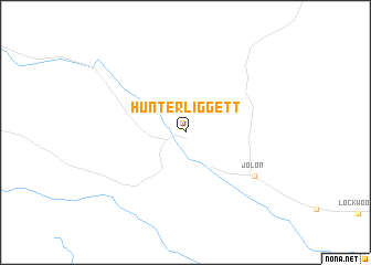 map of Hunter-Liggett