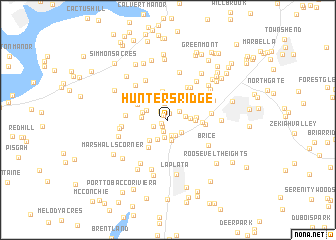 map of Hunters Ridge