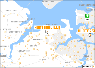 map of Huntersville