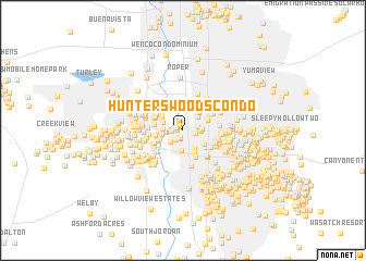 map of Hunters Woods Condo