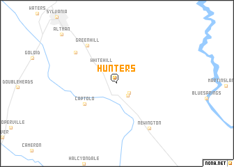 map of Hunters