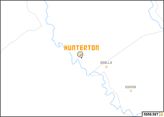 map of Hunterton