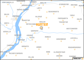 map of Hunter