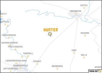 map of Hunter