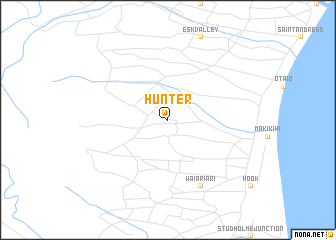 map of Hunter