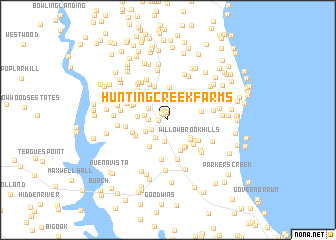 map of Hunting Creek Farms