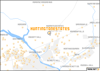 map of Huntington Estates