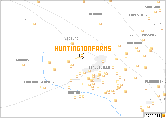 map of Huntington Farms