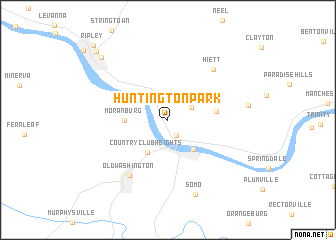 map of Huntington Park