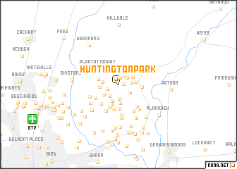 map of Huntington Park