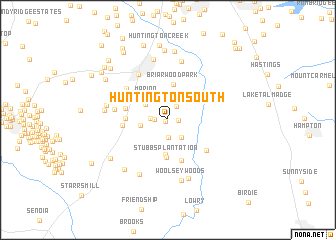 map of Huntington South