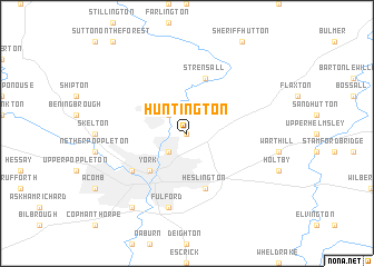 map of Huntington