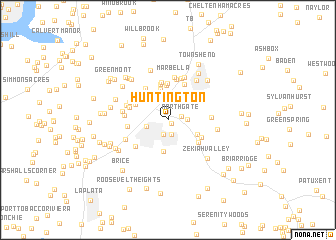 map of Huntington