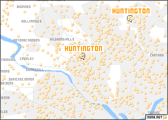 map of Huntington