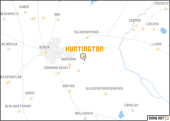 map of Huntington