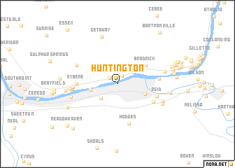 map of Huntington