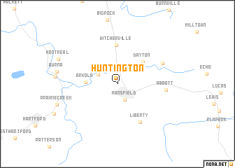 map of Huntington