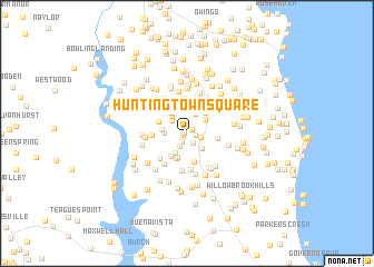 map of Huntingtown Square