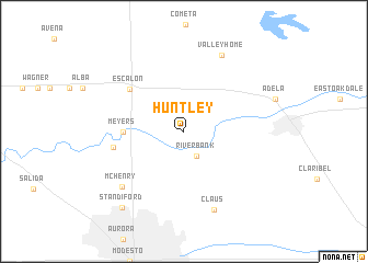 map of Huntley