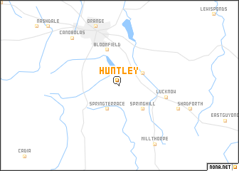 map of Huntley