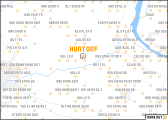 map of Huntorf