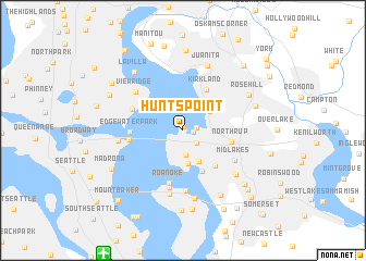 map of Hunts Point