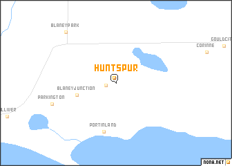 map of Huntspur