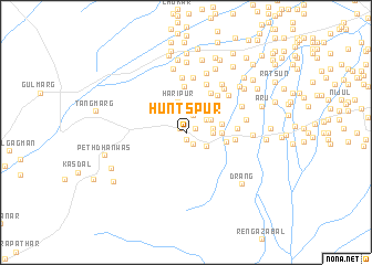 map of Hūntspur