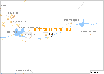 map of Huntsville Hollow