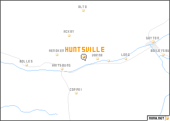 map of Huntsville