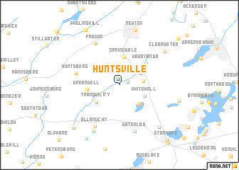 map of Huntsville