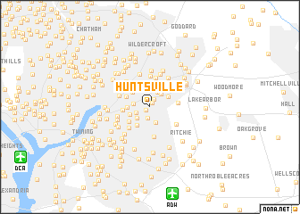 map of Huntsville