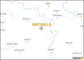 map of Huntsville