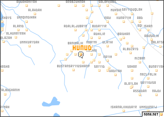 map of Hunūd