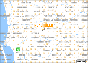 map of Hunumulla