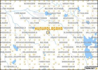 map of Hunupolagama