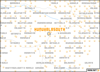 map of Hunuwala South