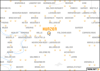 map of Hunzen