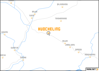 map of Huocheling