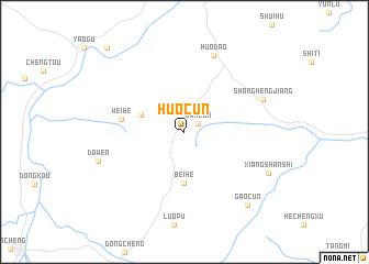 map of Huocun