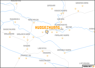 map of Huogezhuang