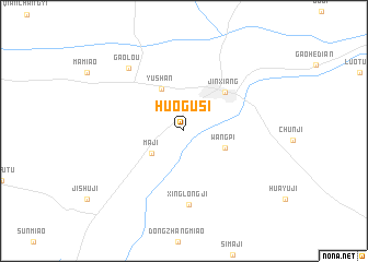 map of Huogusi