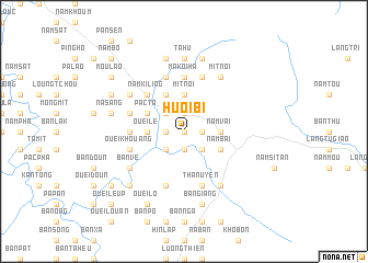 map of Huổi Bí