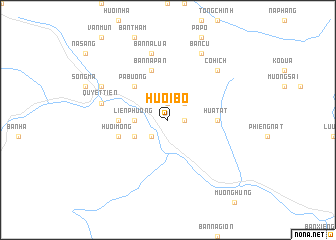 map of Huổi Bó