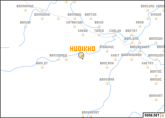 map of Huôi Khồ